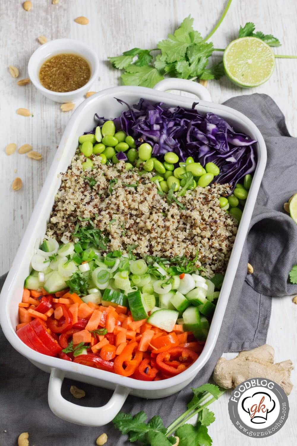 Thai-Quinoa-Salat