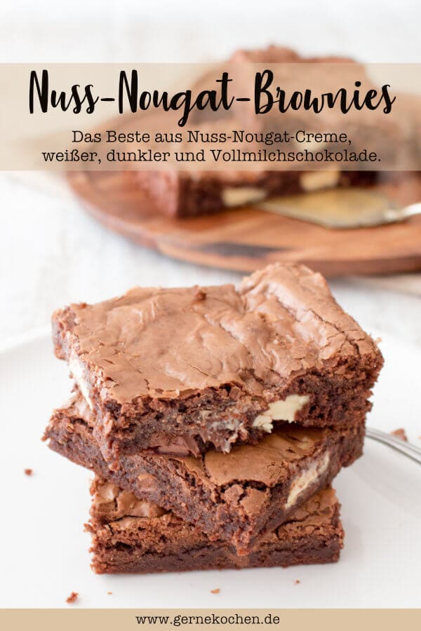 Nuss-Nougat-Brownies