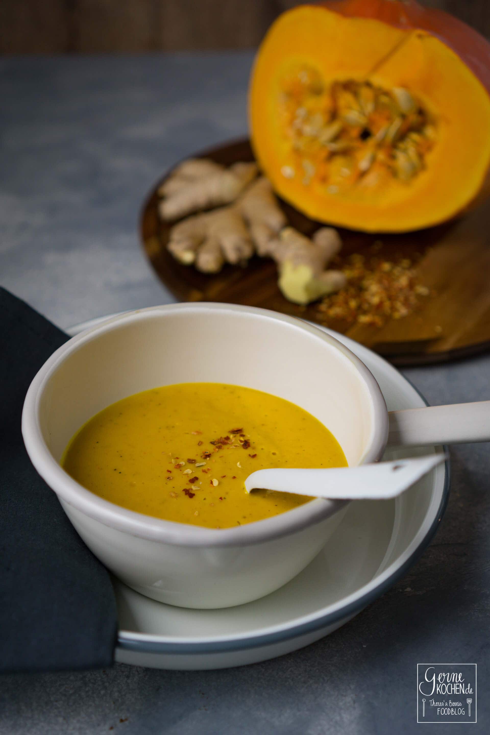 Kokos-Kürbis-Suppe
