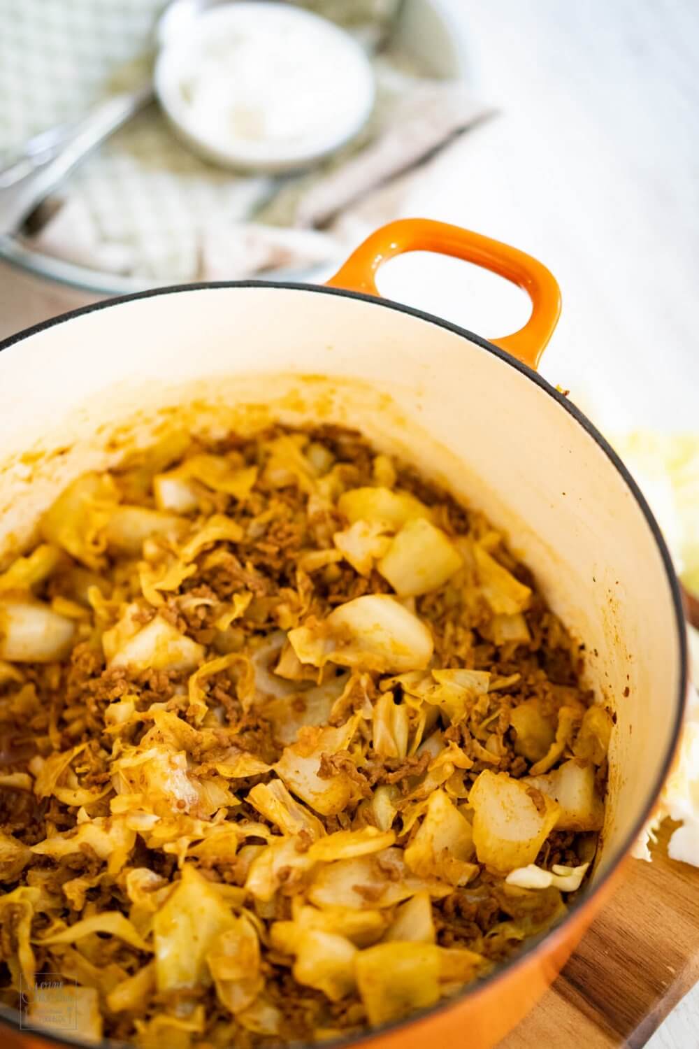 Spitzkohl-Hackfleisch-Topf