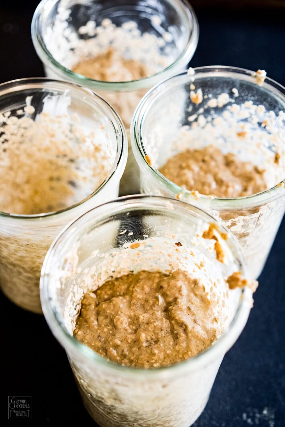 Vollkornbrot im Glas