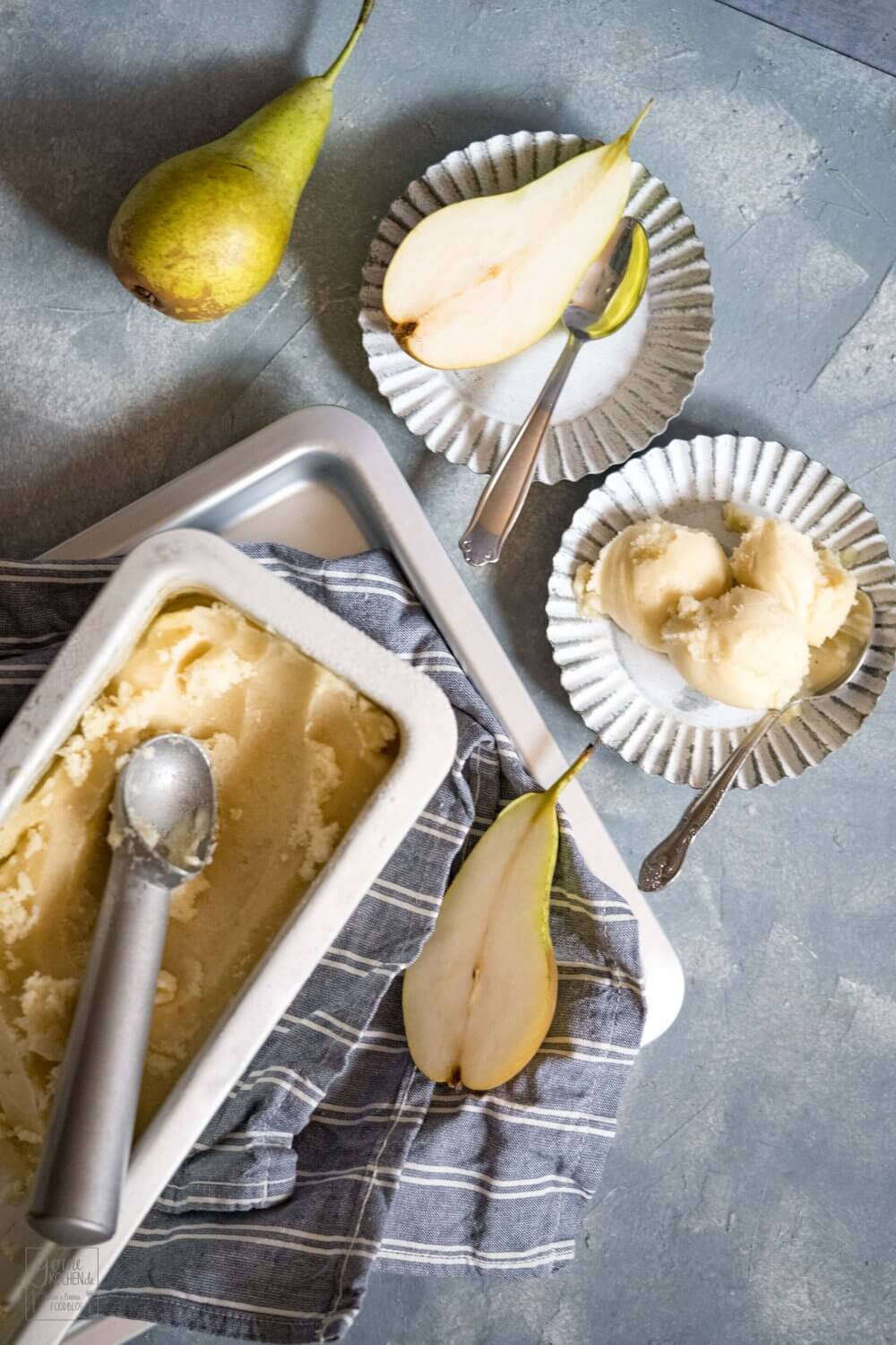 Birnen-Vanille-Sorbet