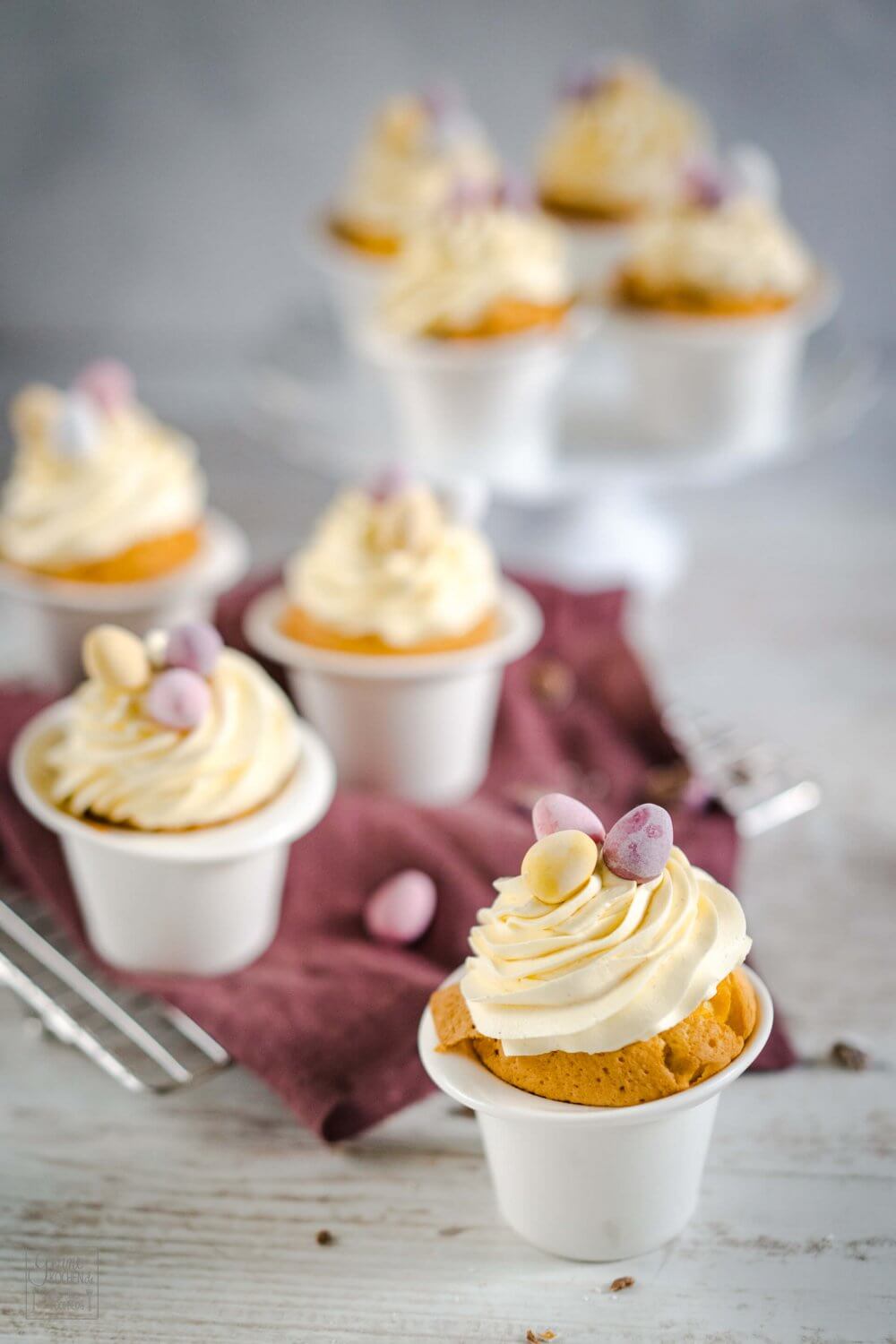 Die vielen Muffins sind ideal als Mitbringsel für größere Gruppen geeignet.