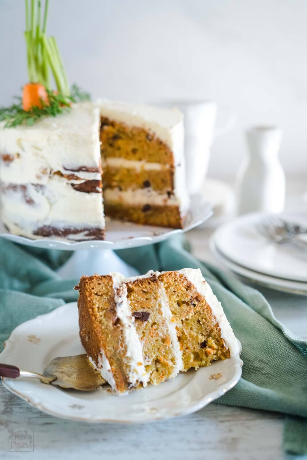 Unser erste Naked Cake.