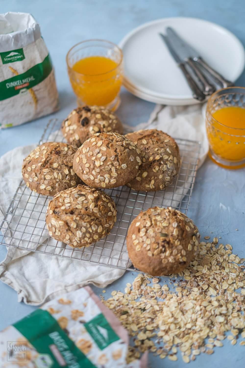 Müslibrötchen