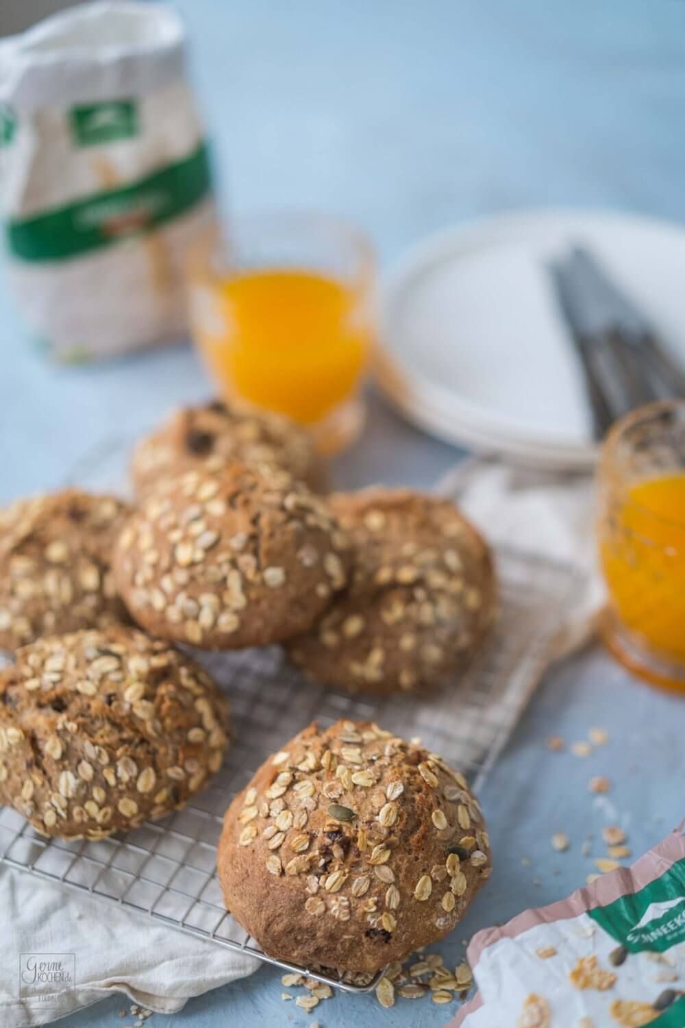 Müslibrötchen