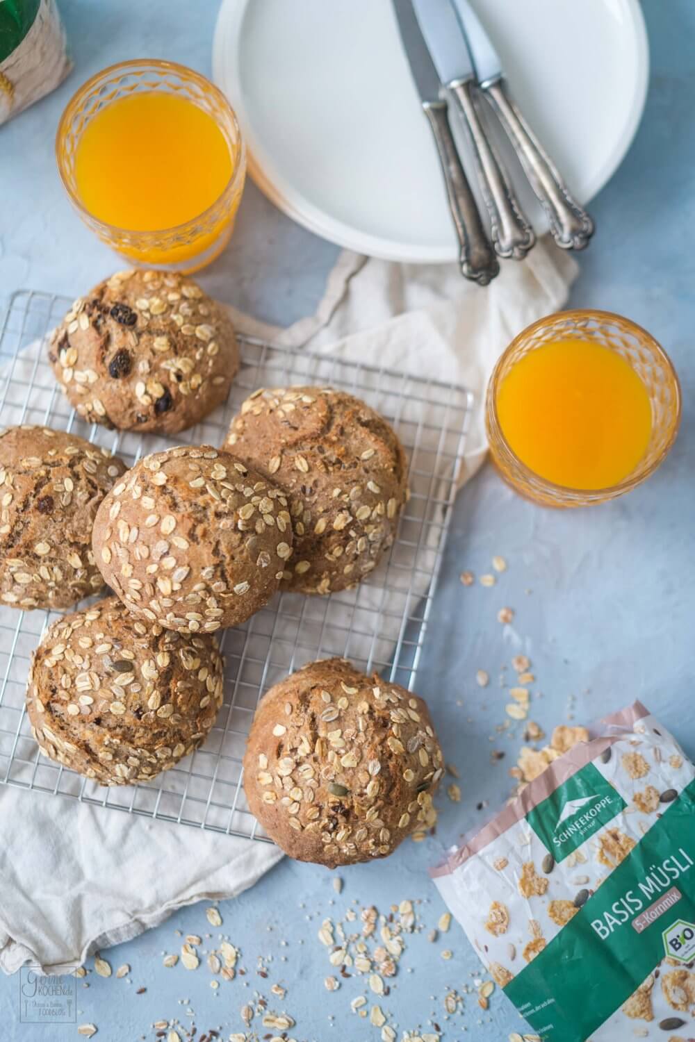 Müslibrötchen