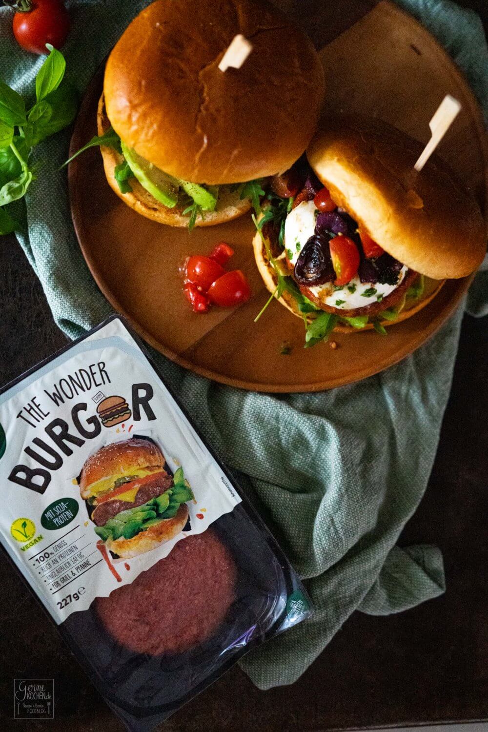 Caprese-Burger