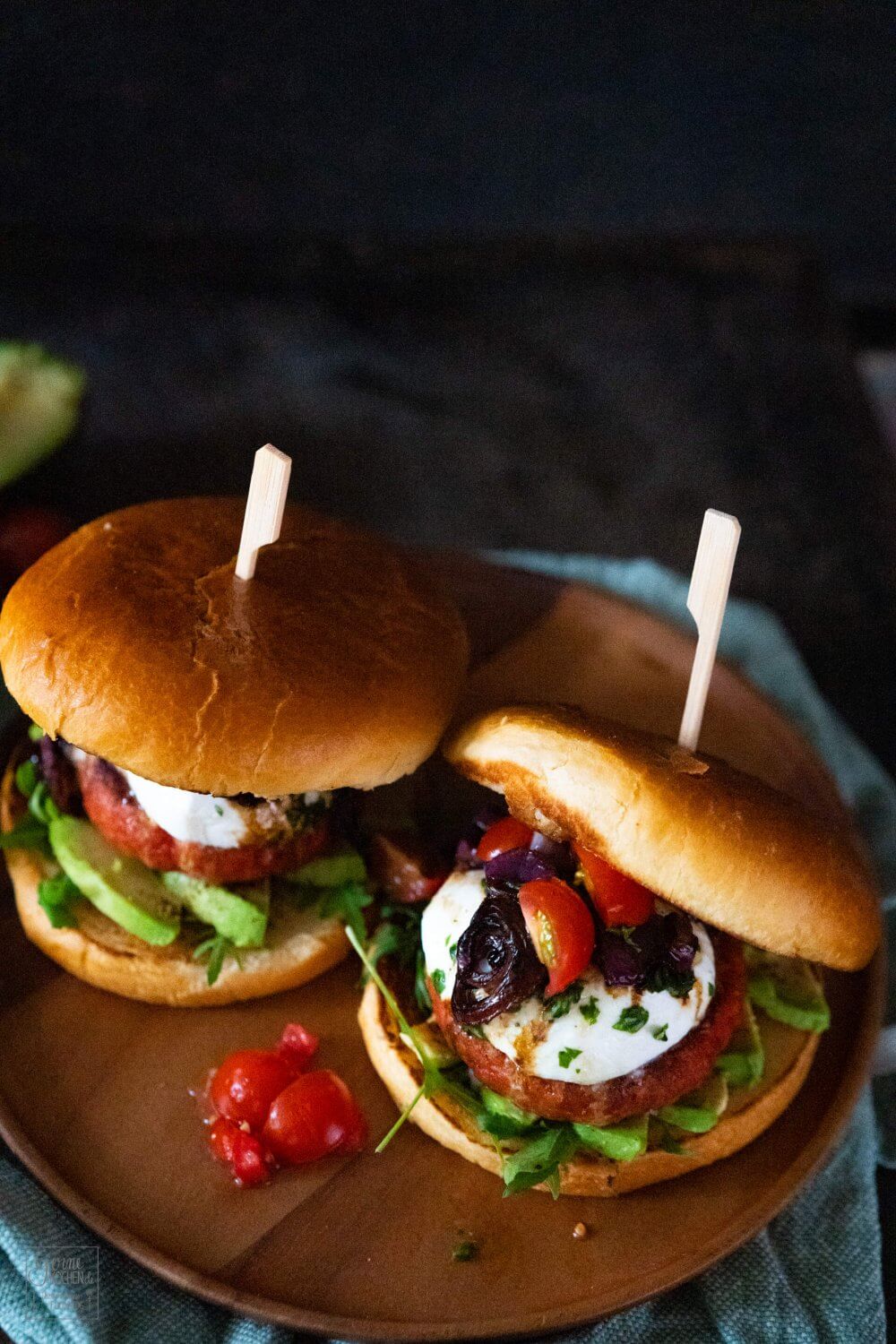 Caprese-Burger
