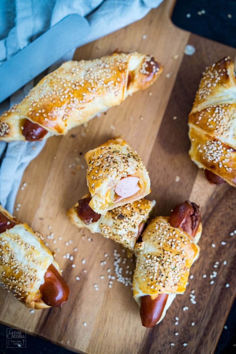Hot Dog Croissants