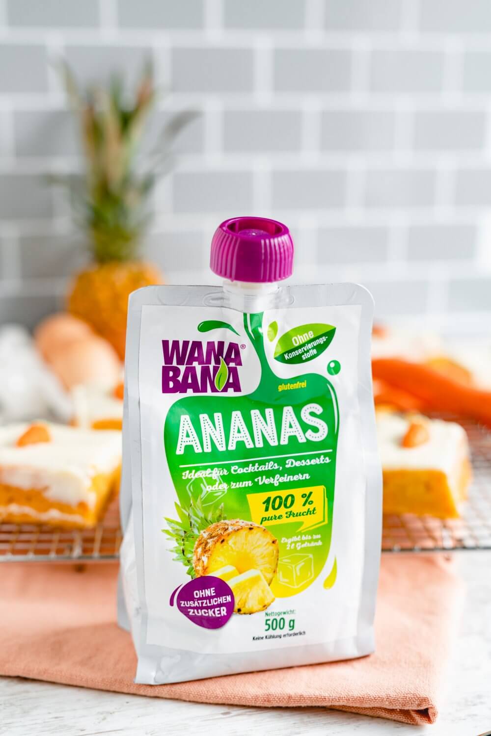 Wana Bana macht ein sehr leckeres Ananasmuß