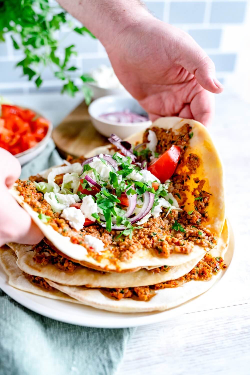 Lahmacun Türkische Pizza