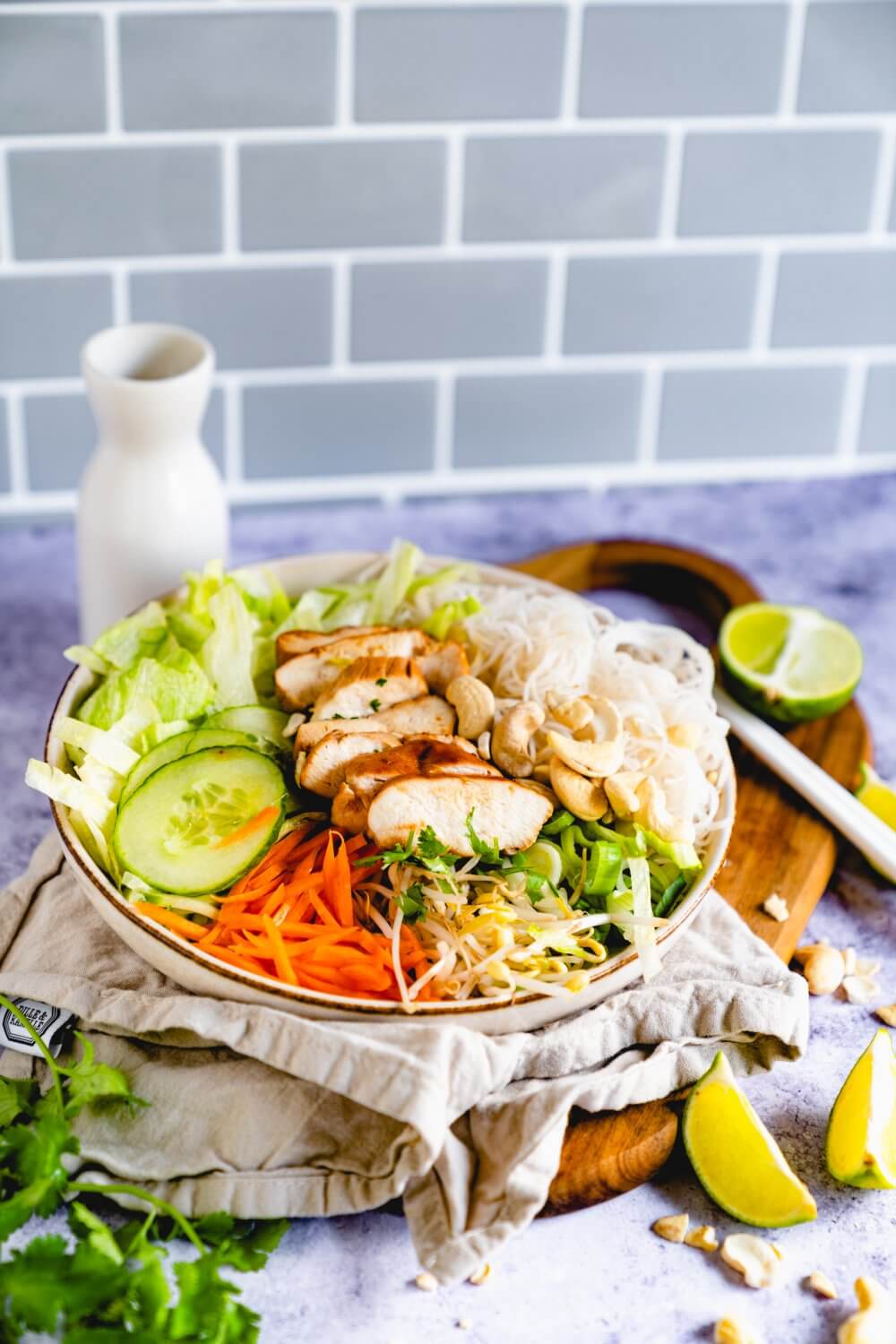 Vietnamesische Nudel-Bowl