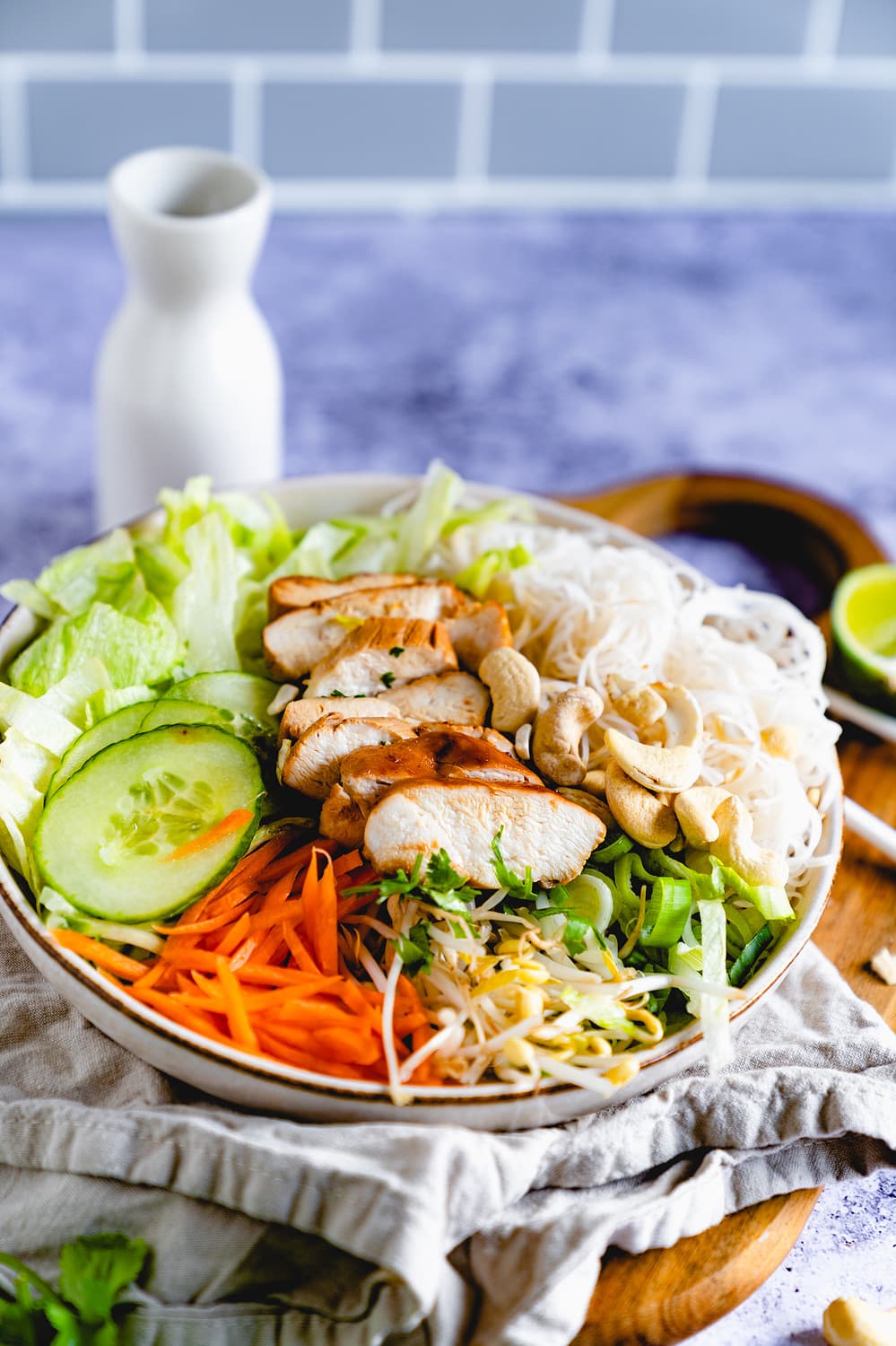 Vietnamesische Nudel-Bowl