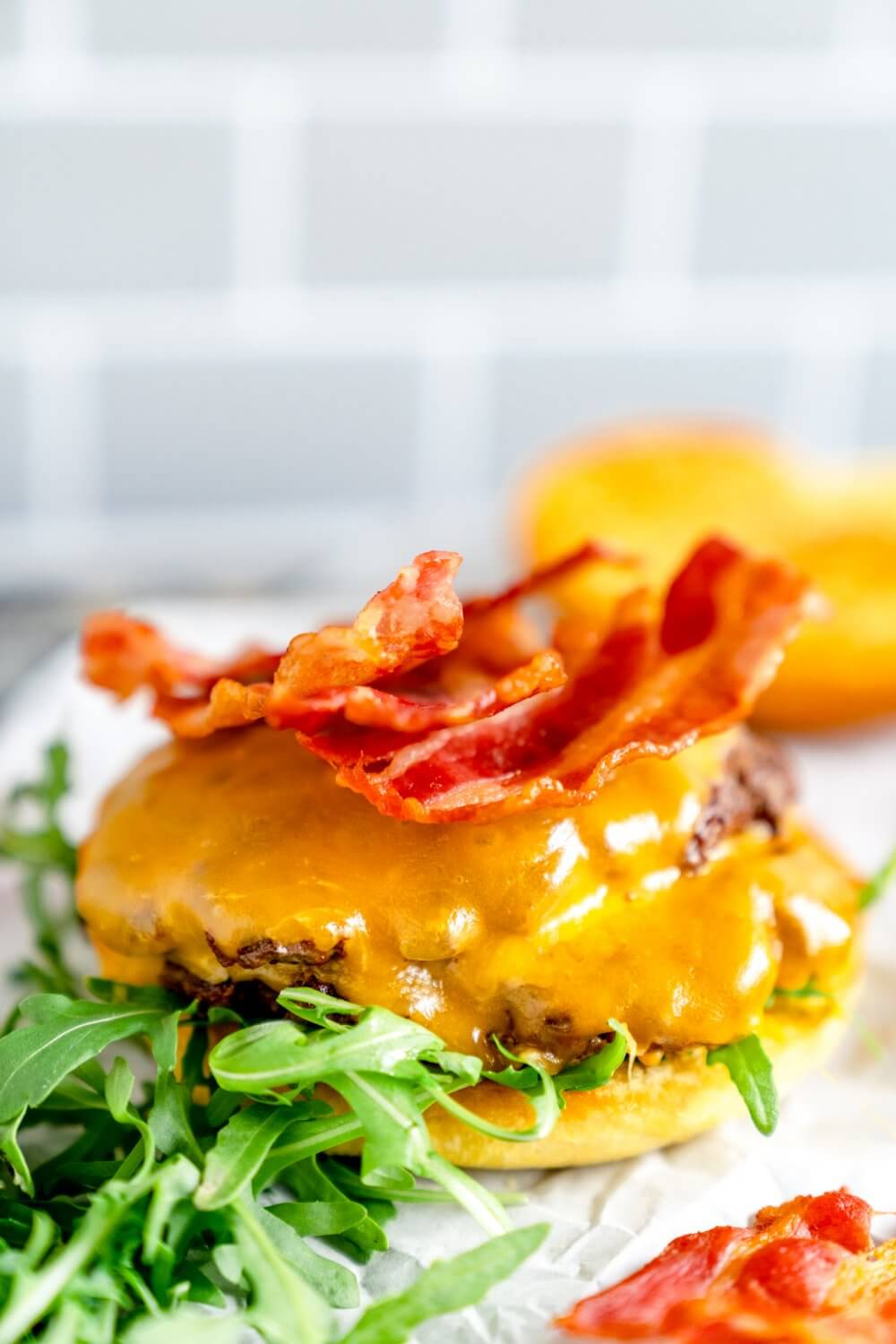 Wagyu Burger mit Bacon