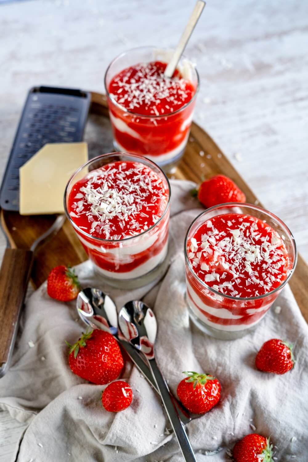Spaghettieis-Dessert