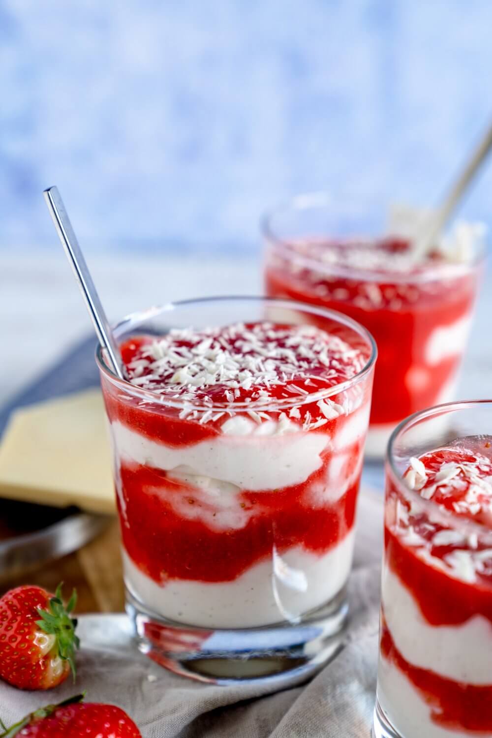 Spaghettieis-Dessert