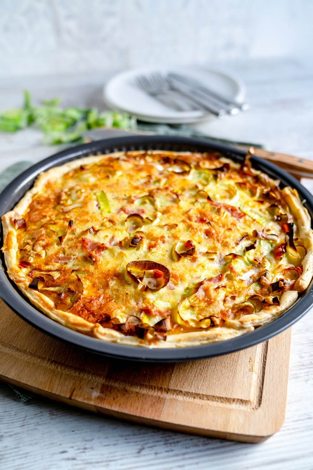 Lauch-Schinken-Quiche