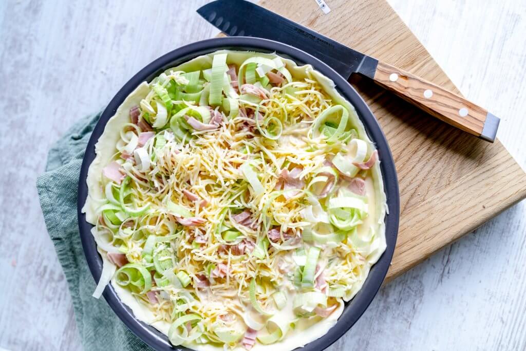 Lauch-Schinken-Quiche