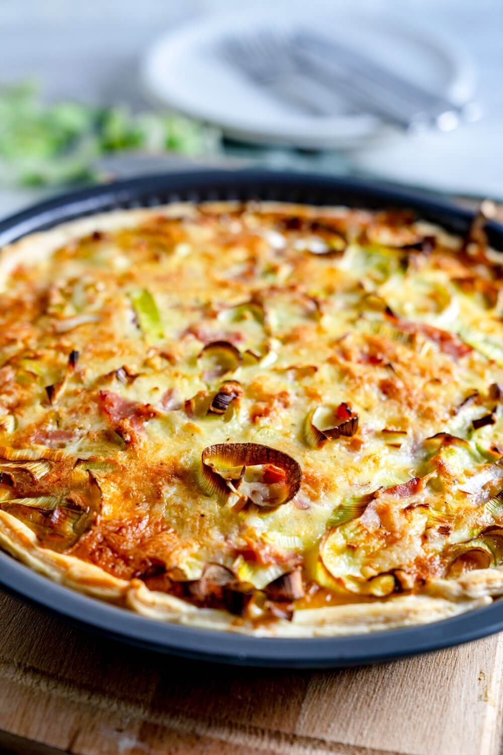 Lauch-Schinken-Quiche