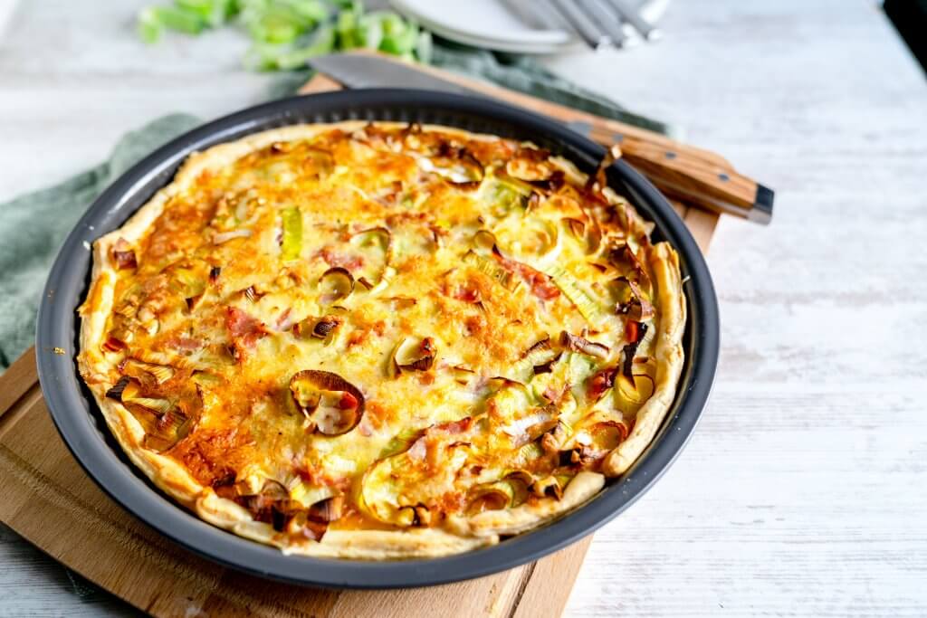Lauch-Schinken-Quiche