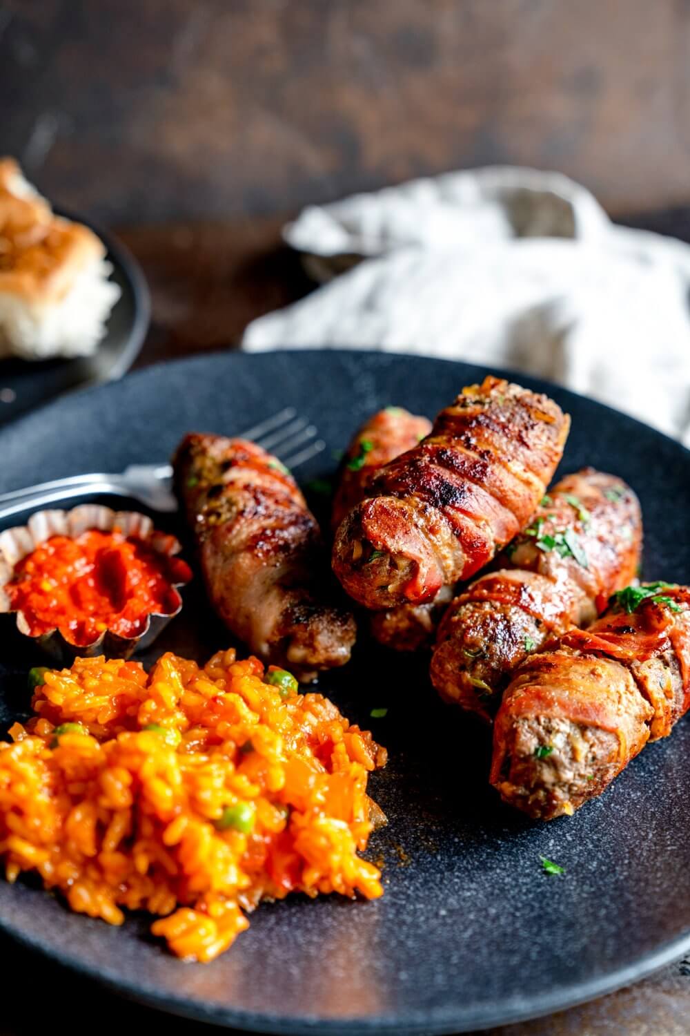 Cevapcici mit Bacon