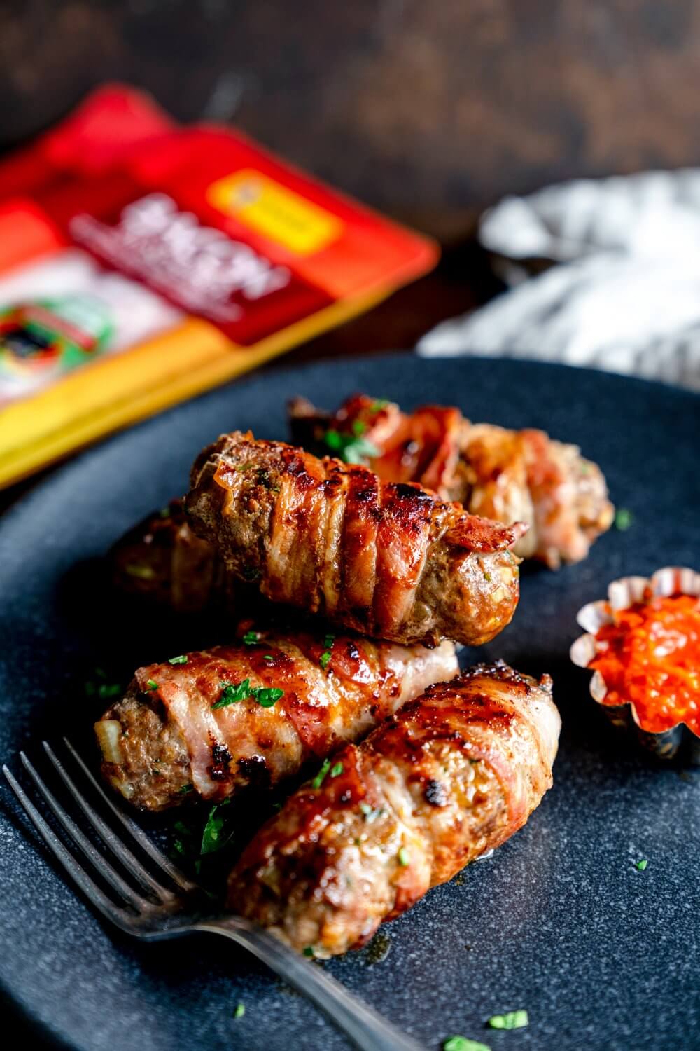 Cevapcici mit Bacon
