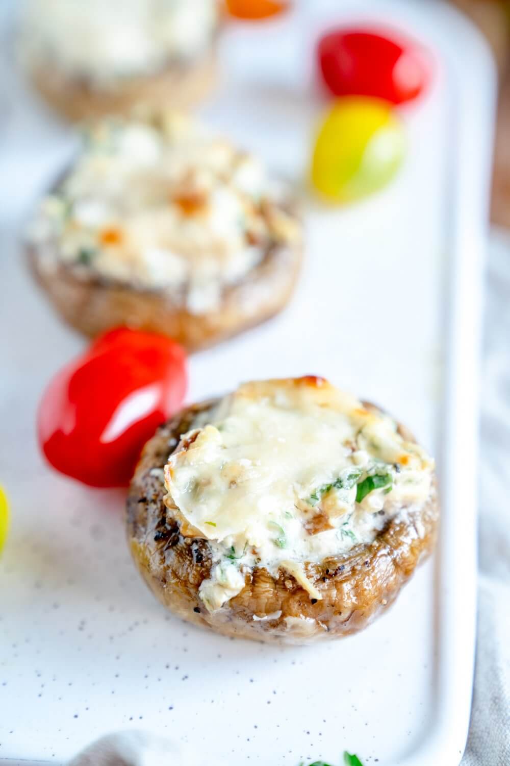 Gefüllte Champignons