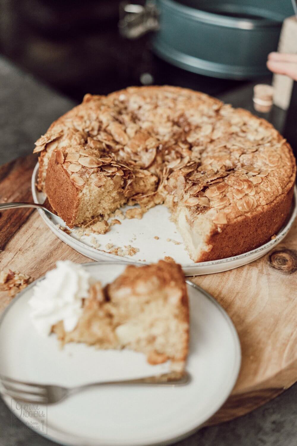 Das Rezept für den versunkener Apfelkuchen ist schon seit Generationen in der Familie.