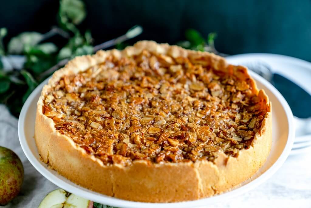 Apfelkuchen mit Bienenstich