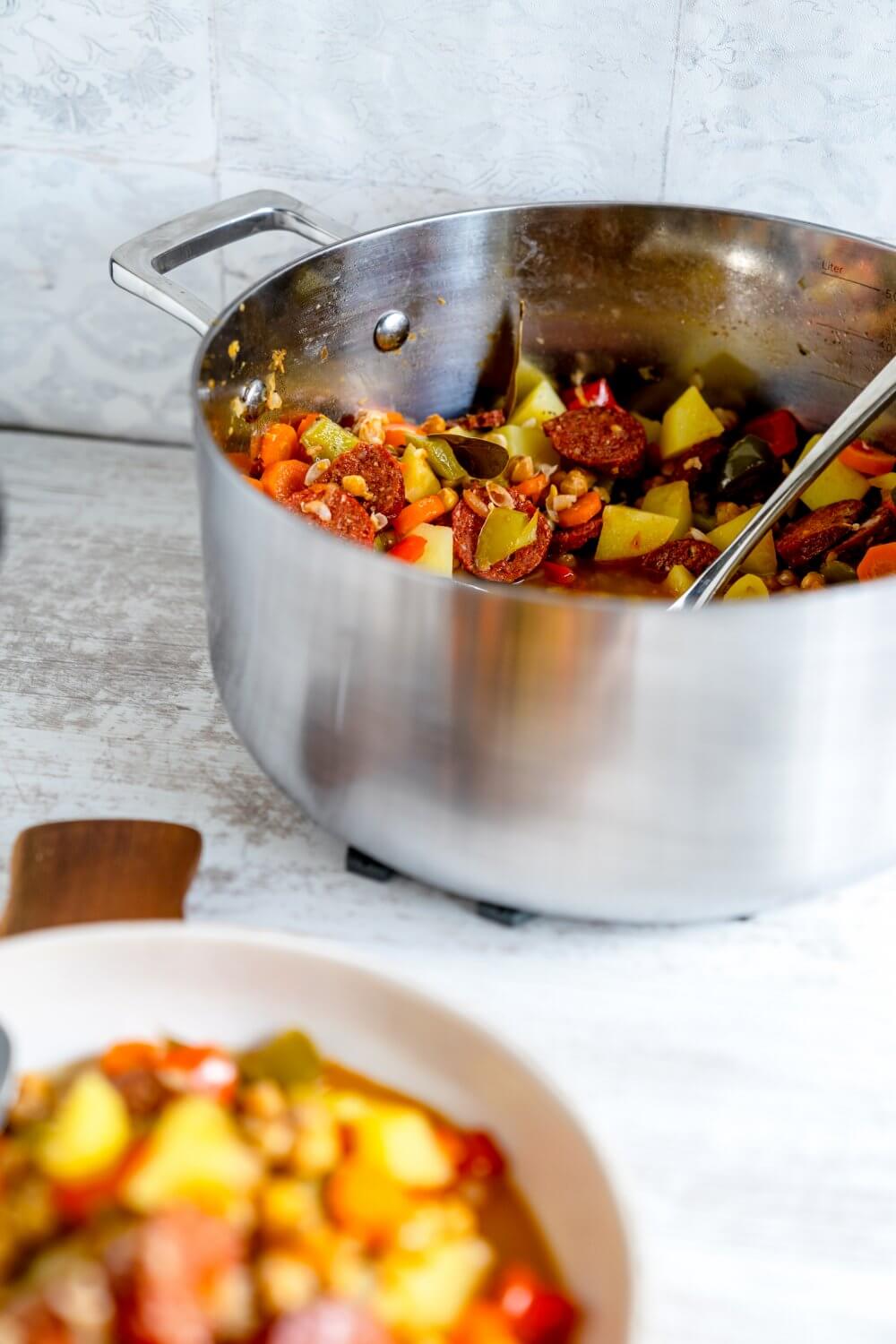 Chorizo-Kichererbsen-Eintopf