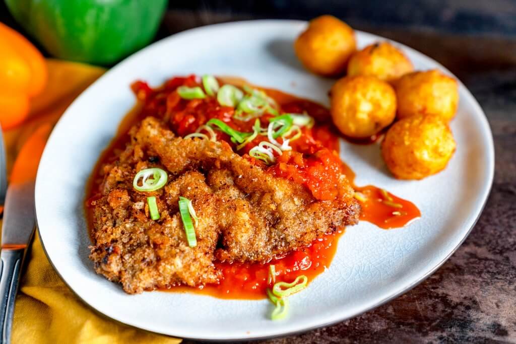 Wahnsinn, wie lecker so ein Zigeunerschnitzel sein kann.