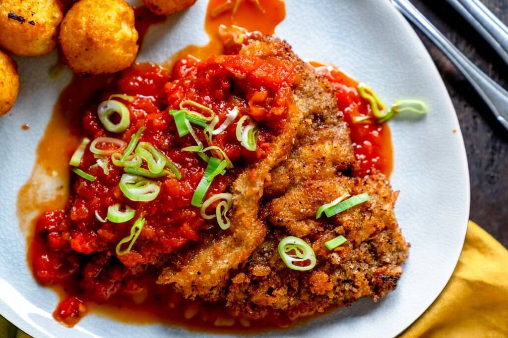Das Zigeunerschnitzel ist einfach unfassbar lecker.