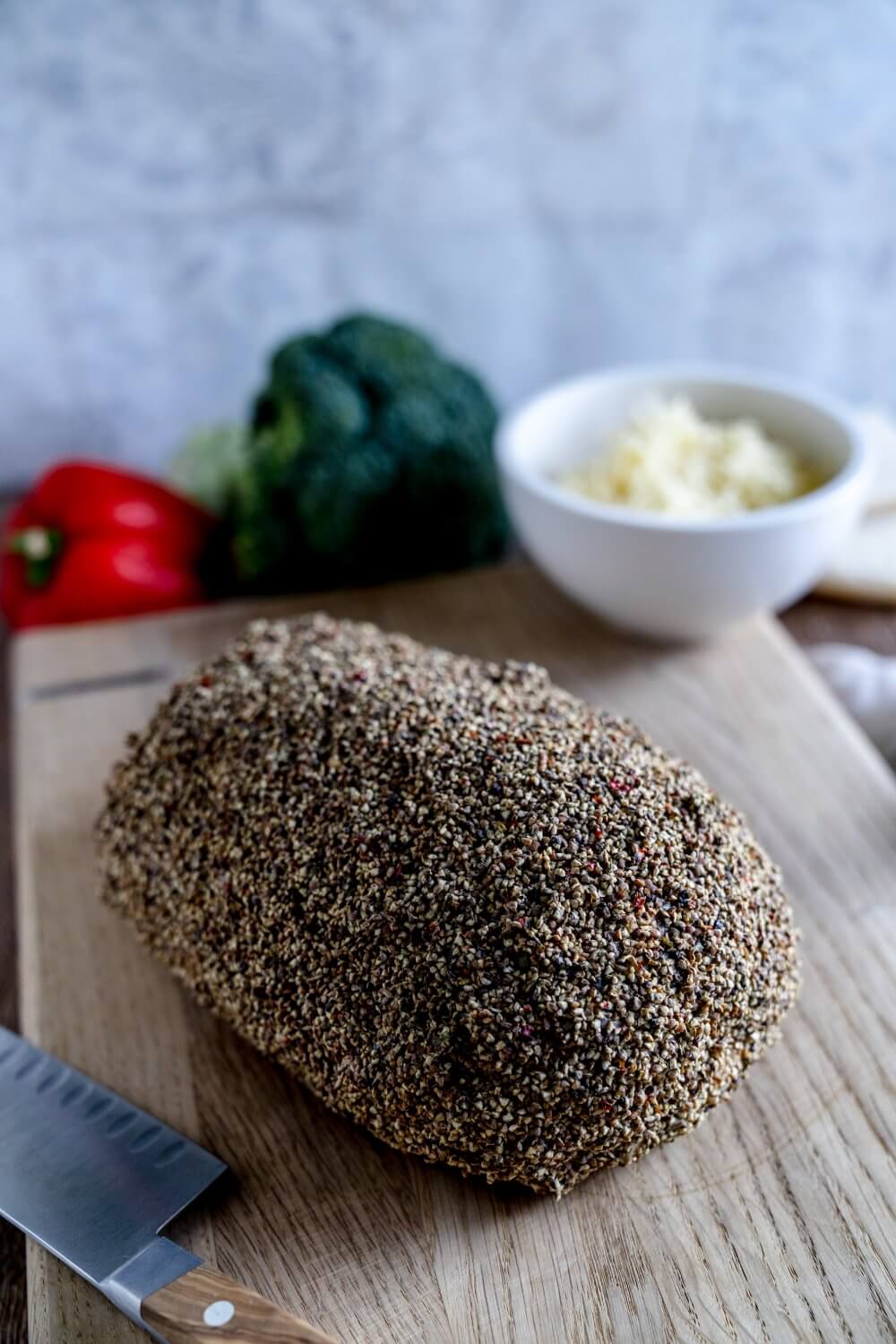 Pfeffer Baguette-Salami