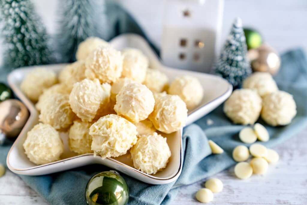 Passionsfrucht-Eierlikör-Pralinen