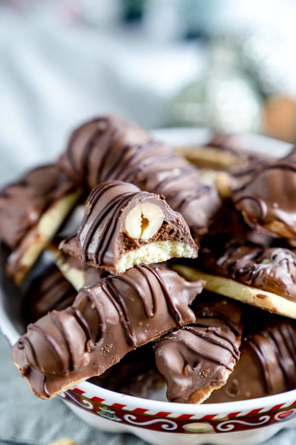 Nougatstangen sind einfach selbst zu machen und total lecker.
