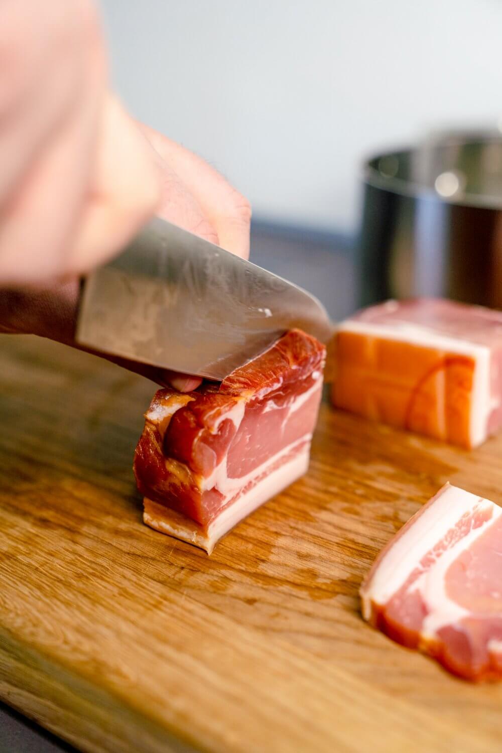 Natürlich darf das Rauchfleisch nicht fehlen.