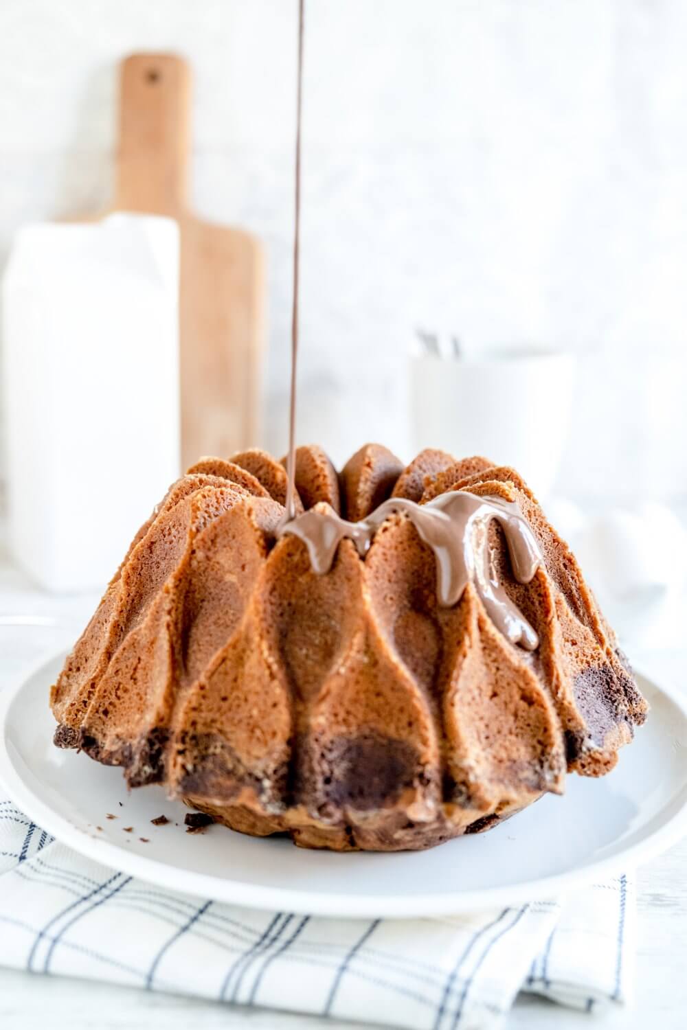 Aber bei unserem Marmorkuchen zählt nicht nur das Aussehen.
