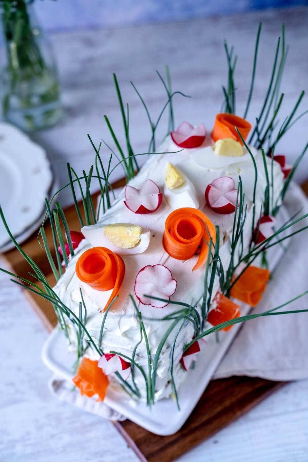 Die Brottorte darf man gern nach ihrem Aussehen beurteilen.