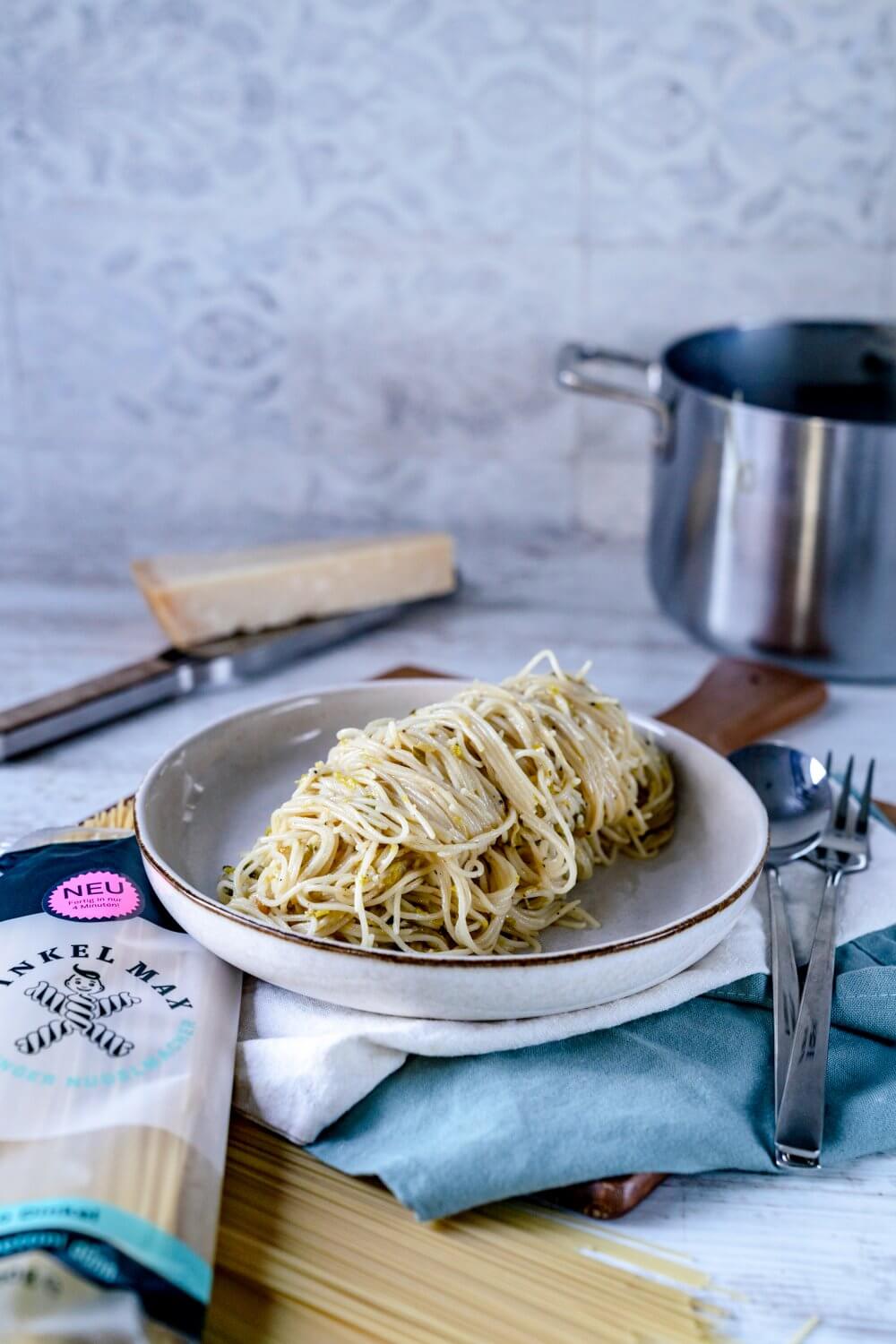 Vegetarische Carbonara ist echt lecker und kommt sehr nah an das Original heran.