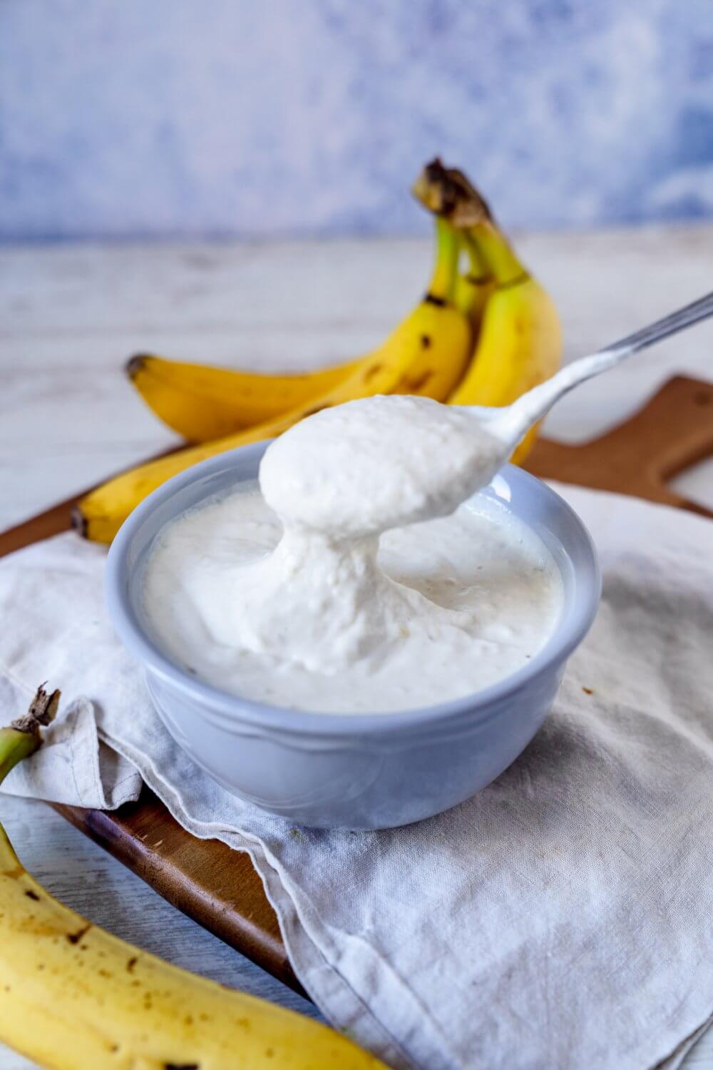 Bananenquark ist mega lecker.