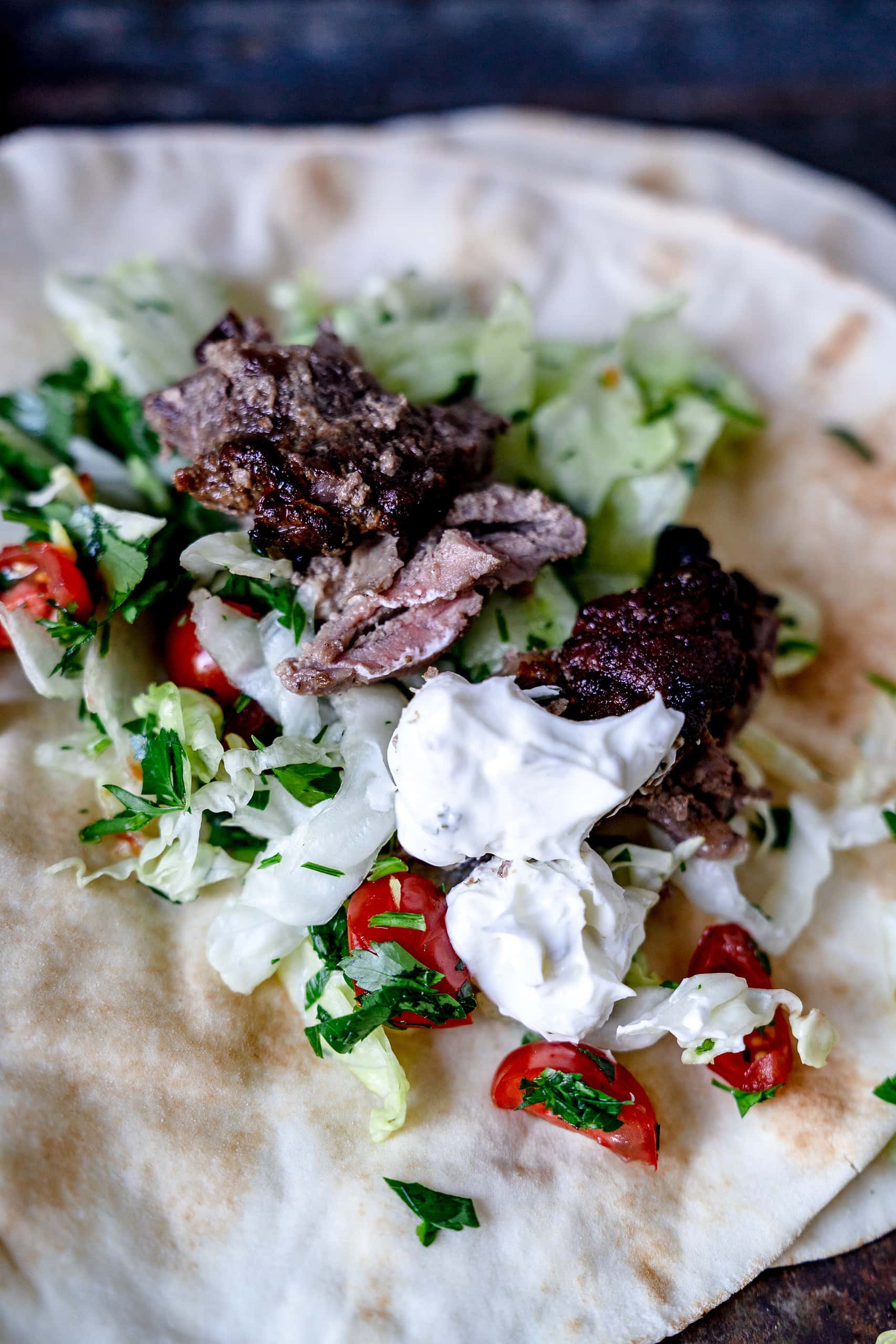 Shawarma ist super lecker.