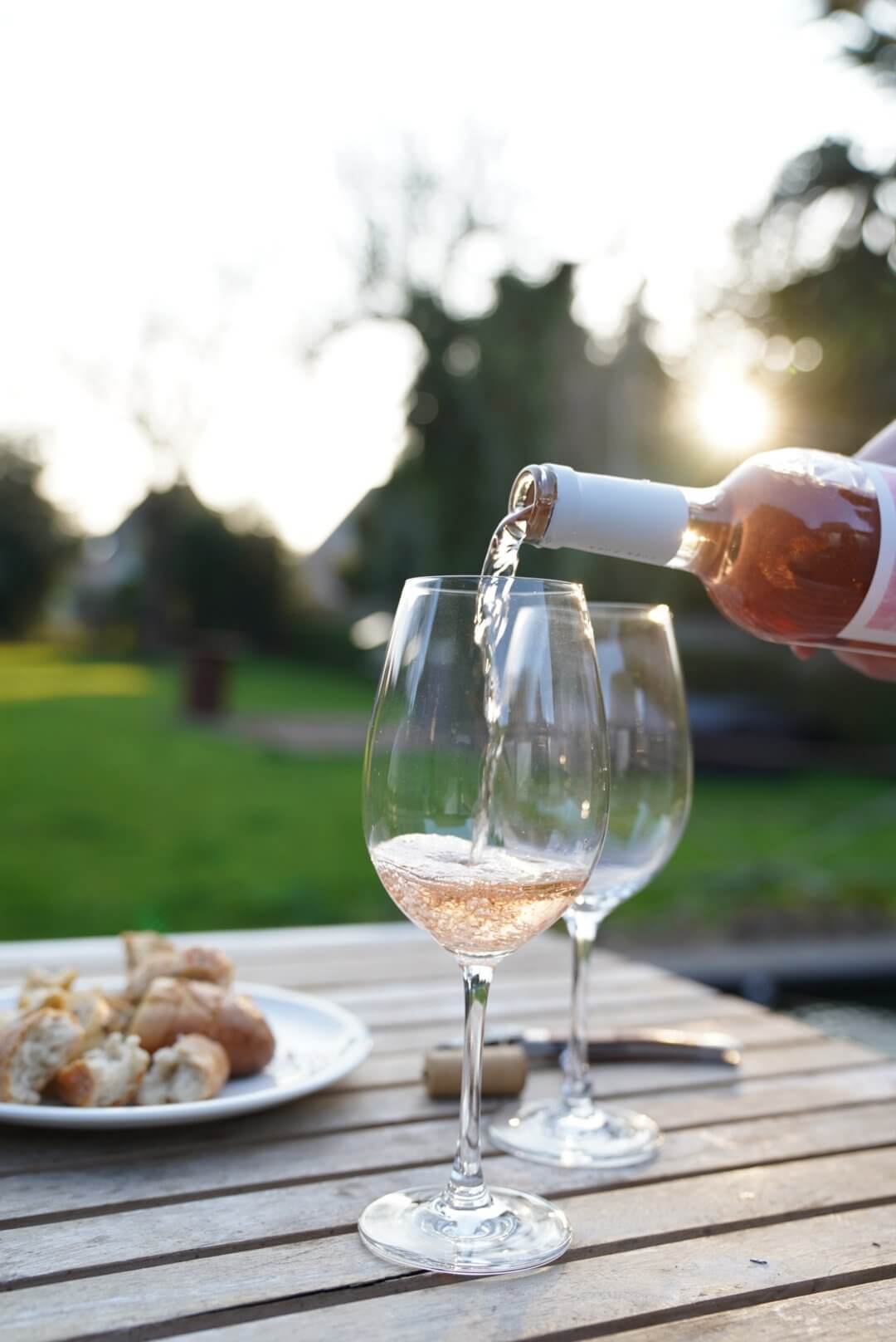 Gambas und Rosé ist wirklich eine spitzen Kombi.