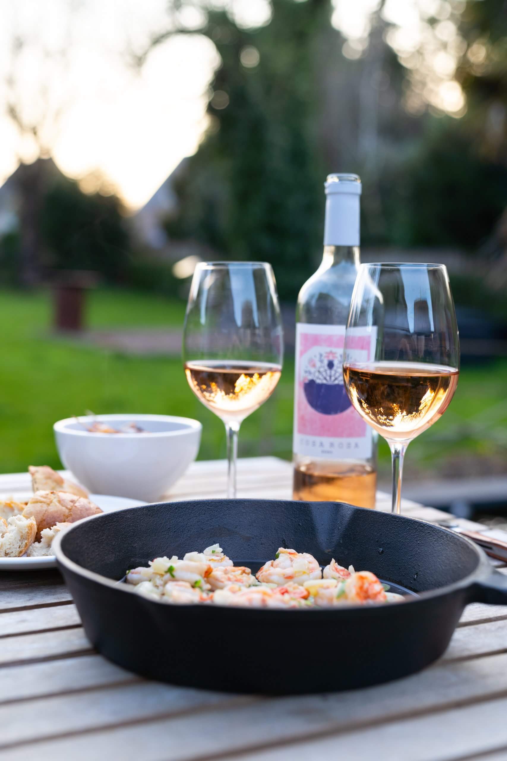 Gambas Pil Pil, guten Wein und noch bessere Gesellschaft. Was will man mehr.