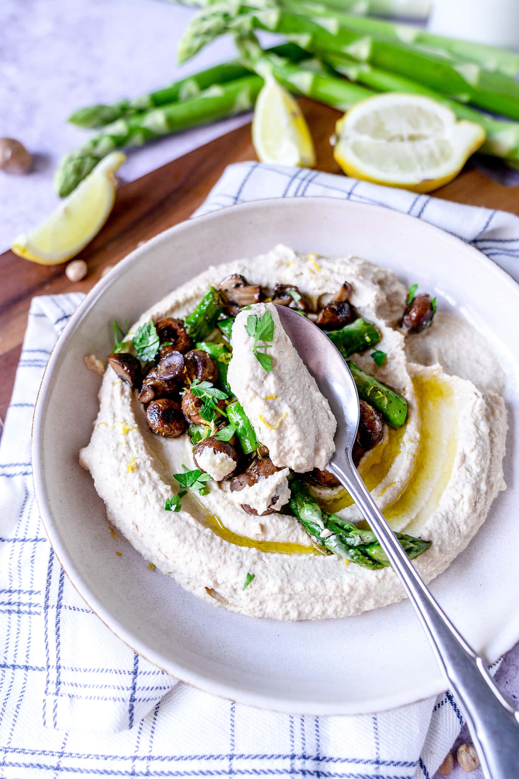 Unser Hummus ist extra cremig.