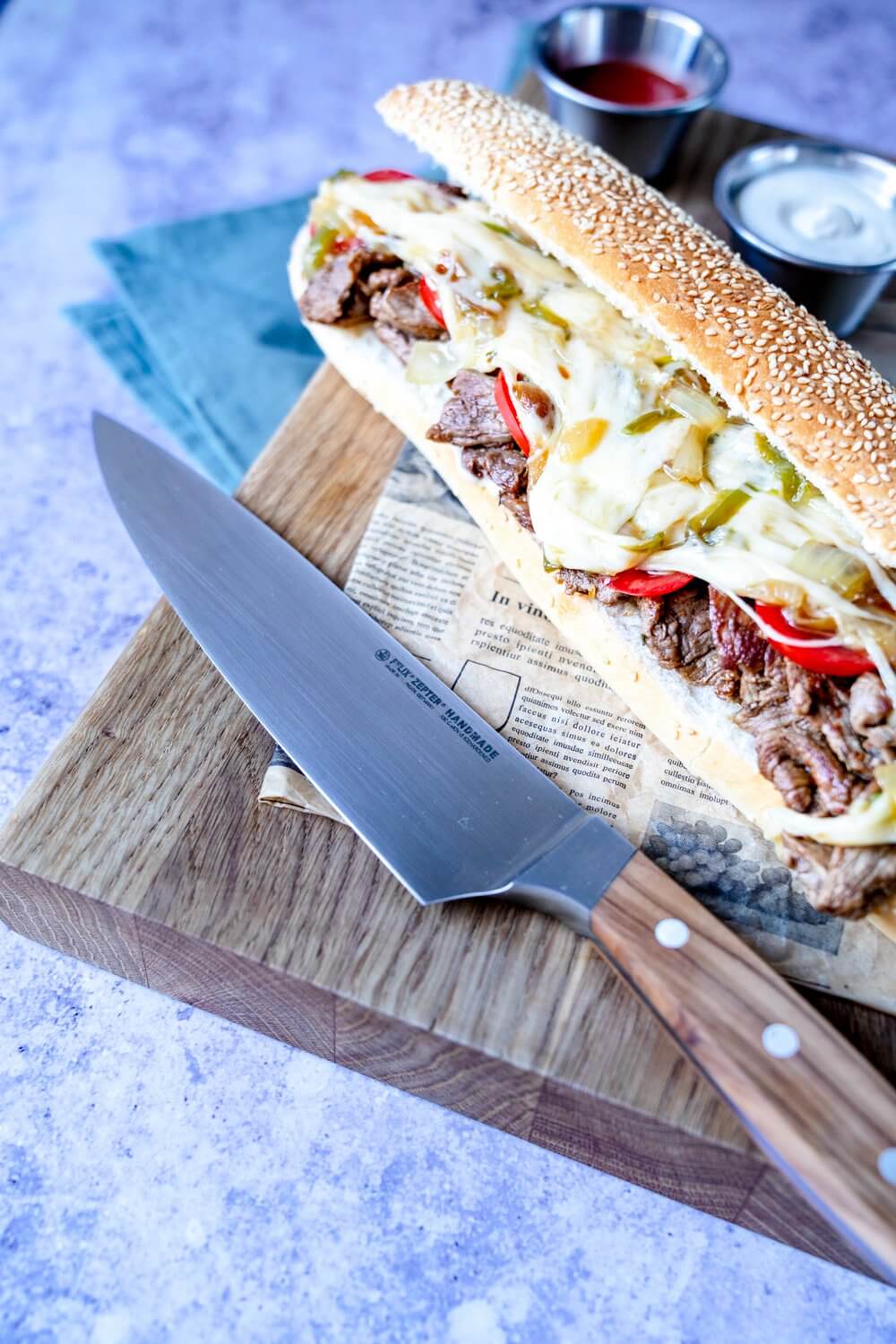 Das Philly Cheese Steak - der König unter den Sandwichen.
