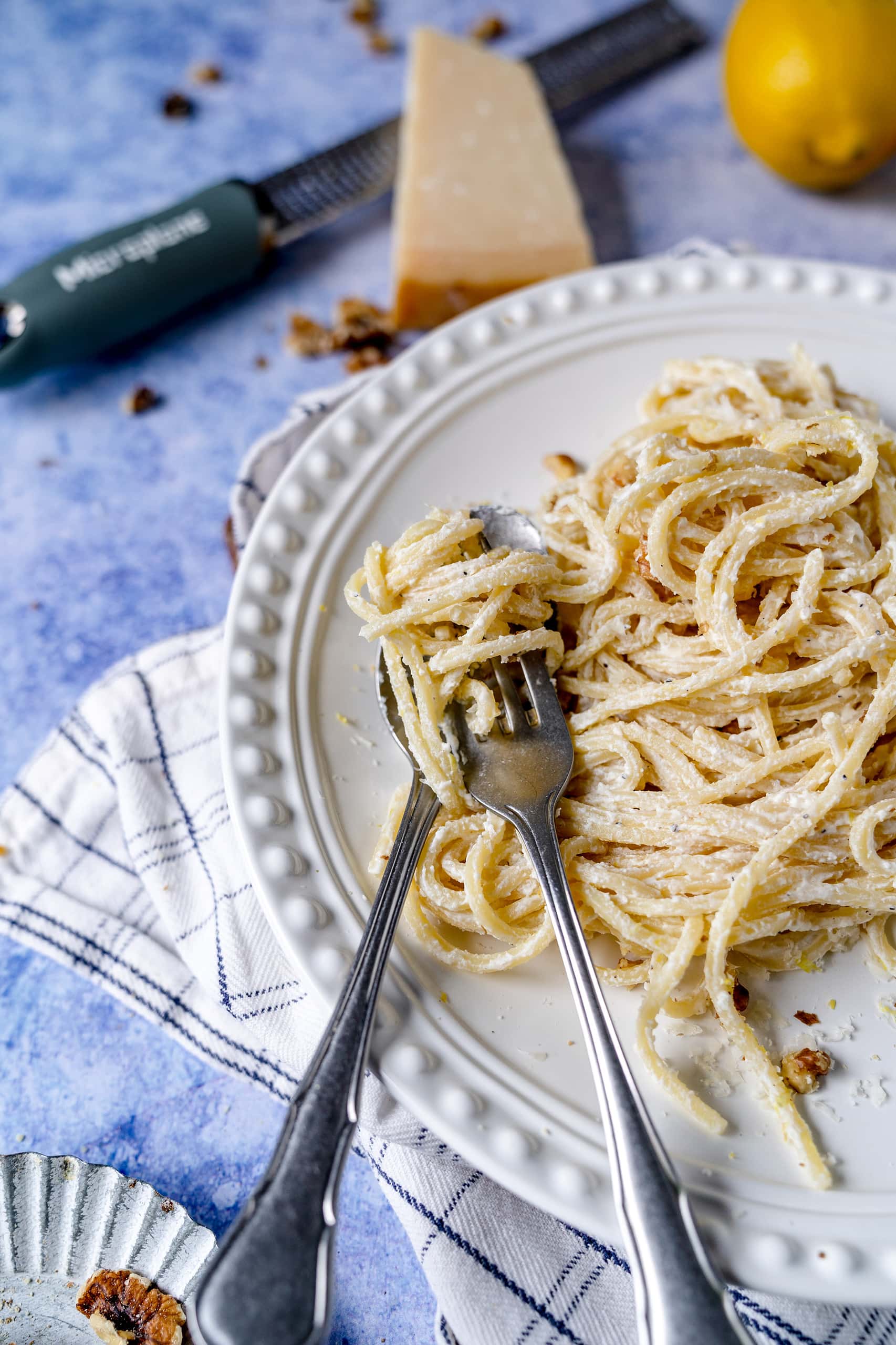 Die cremige Ricotta und der nissige Parmesan sind eine wahnsinns Kombi.