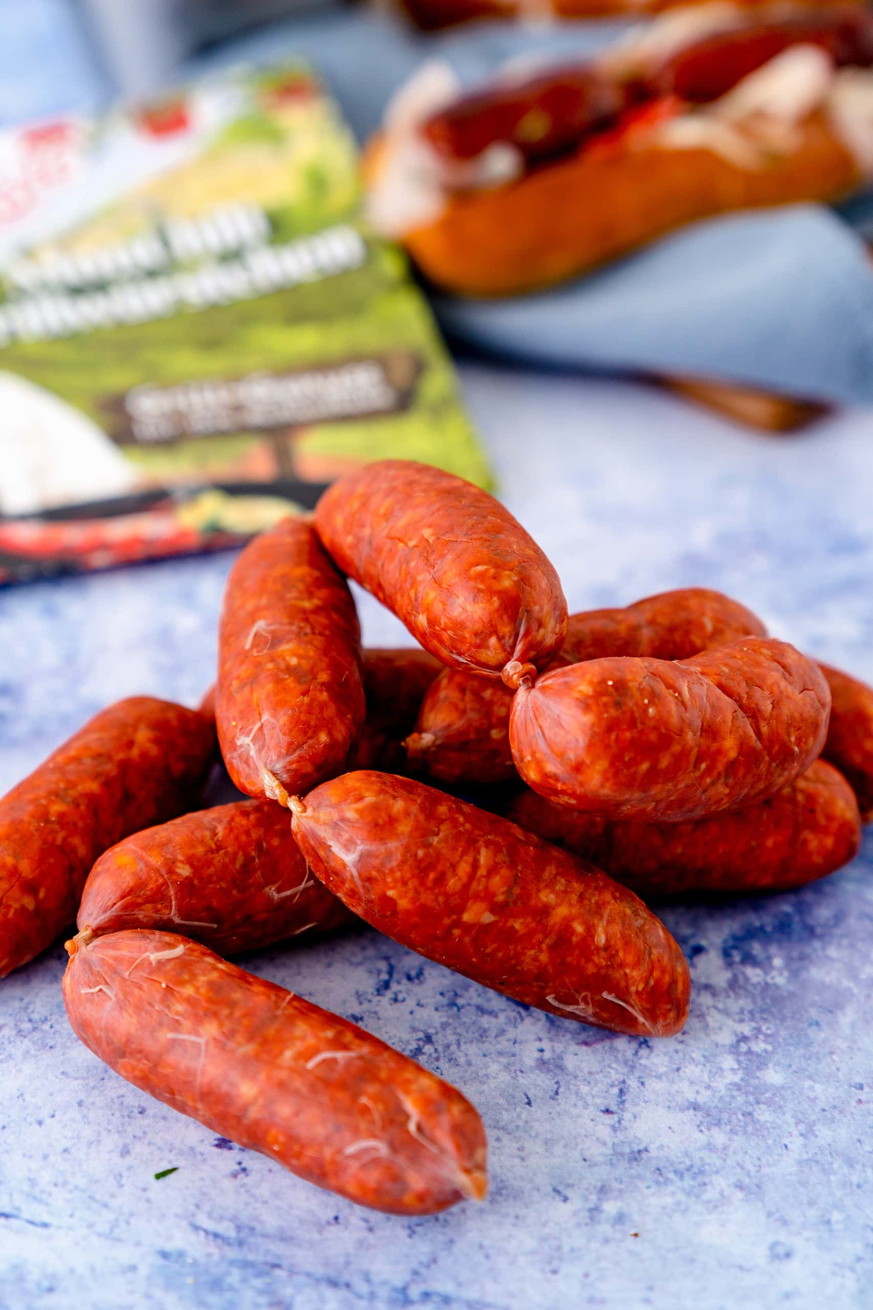 Natürlich kommt es bei den Spicy BBQ Hot Dogs auf die richtige Wurst an.