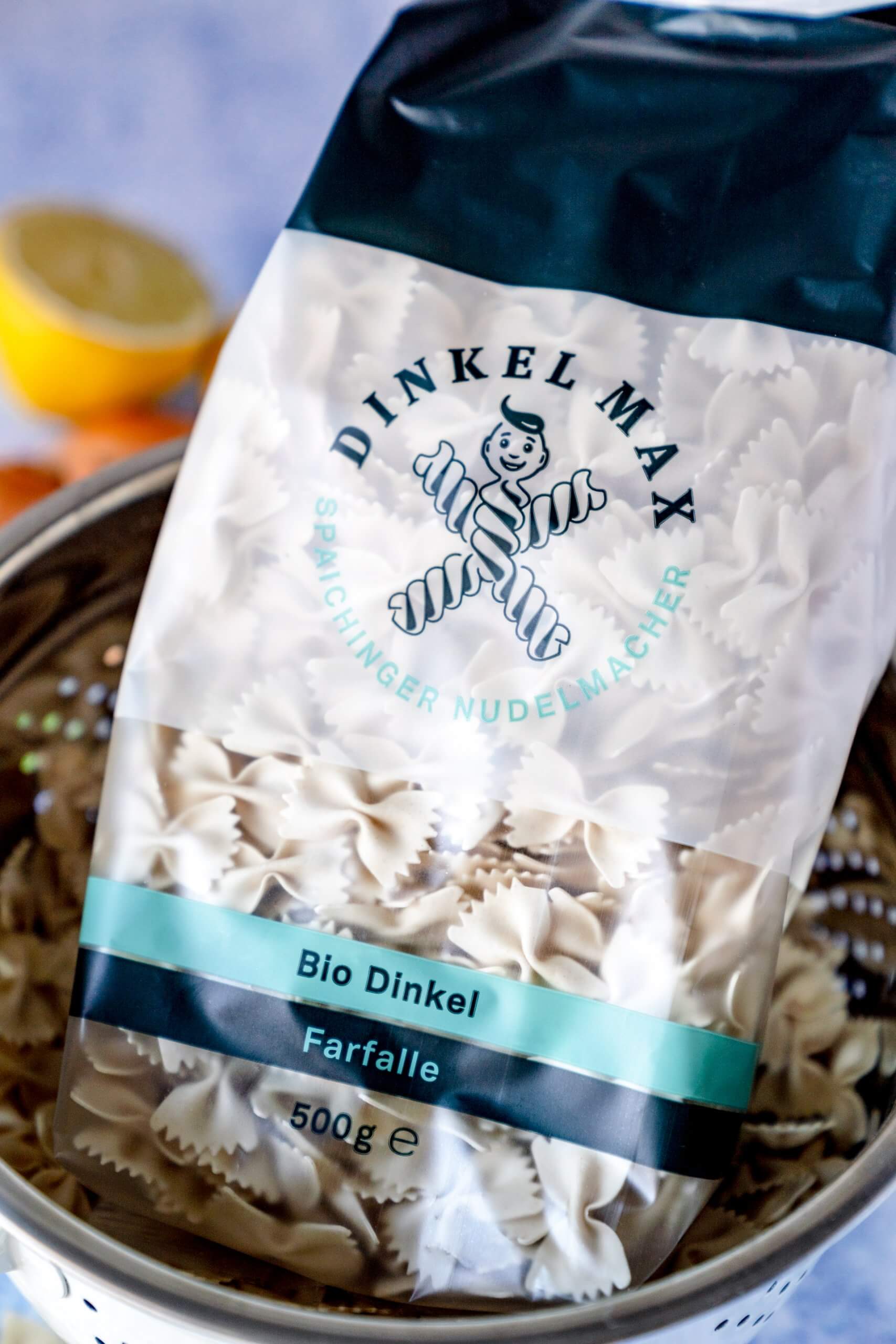 Dinkel Max ist unsere Go-to Nudelmarke.