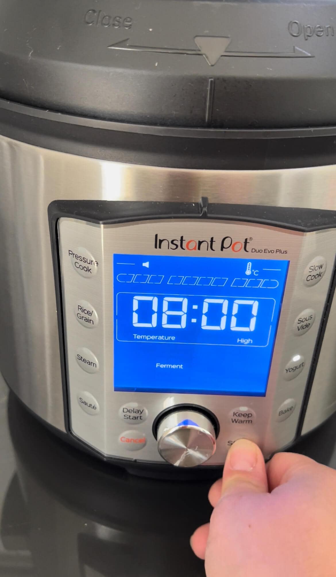 Wir lieben ja Cherry Frozen Joghurt und unser wunderbarer Instant Pot ann uns auch hierbei helfen.